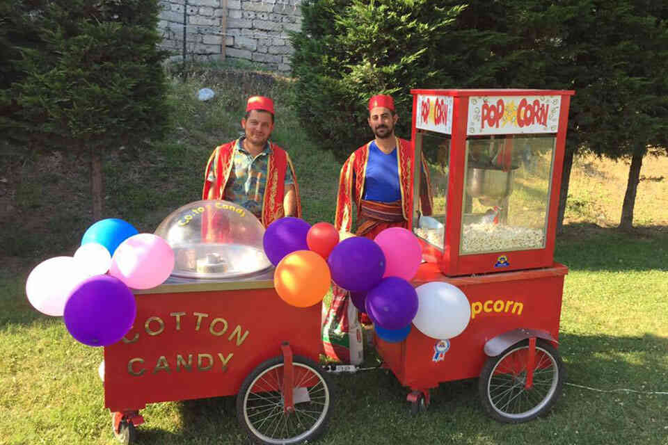 popcorn arabası kiralama