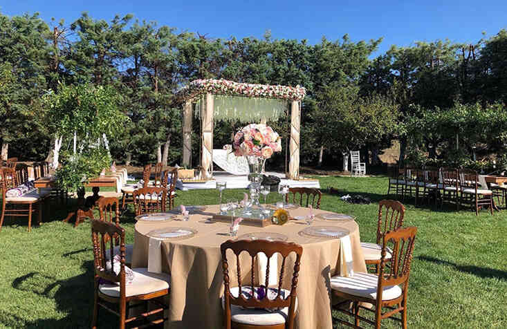 Kır Düğünü Masa Sandalye Kiralama